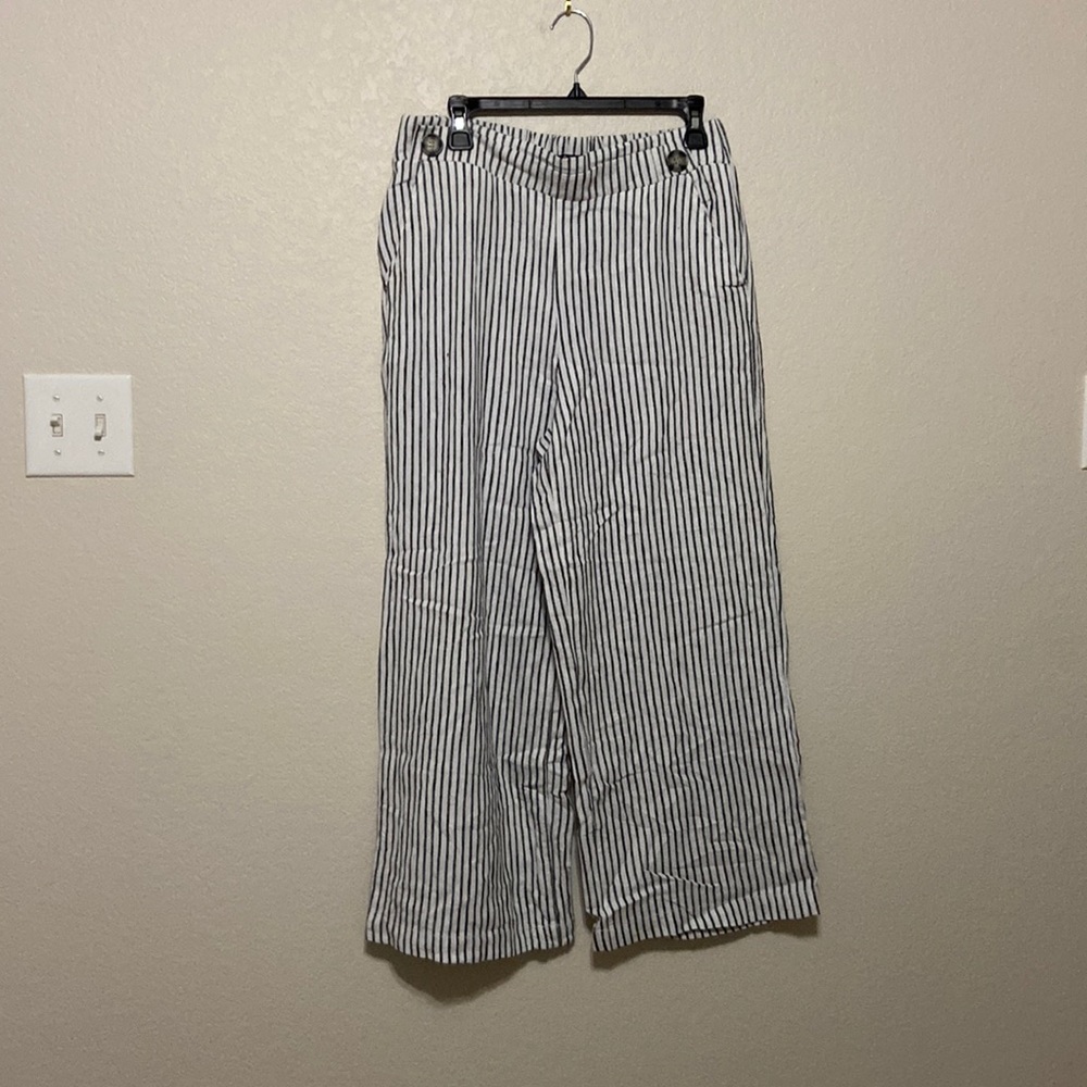 Definitions by d. Jeans - striped linen/rayon pants